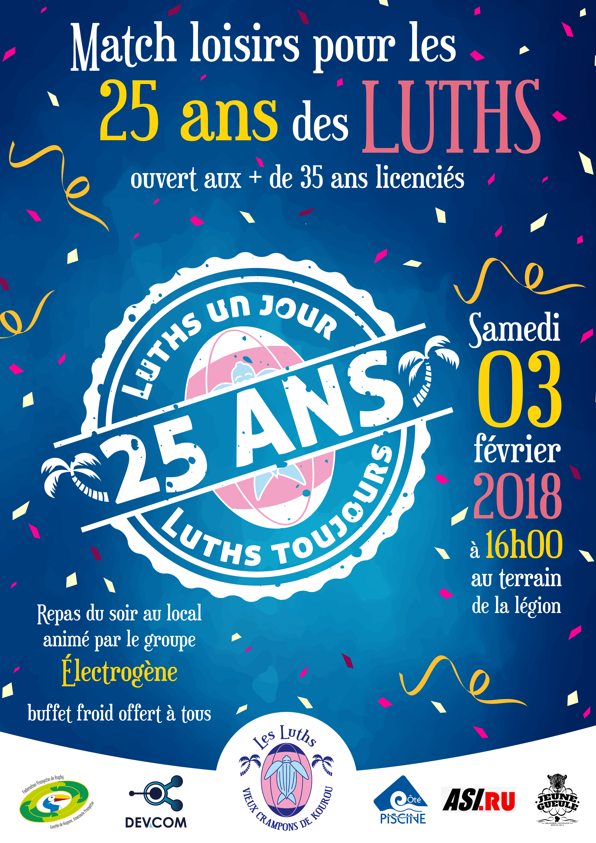 Affiche des 25 ans des Luths